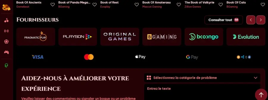 Application casino spino gambino
