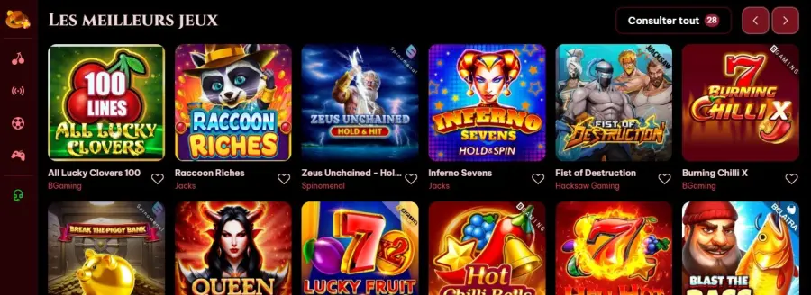 Application casino spinogambino